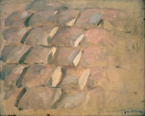 Study for Rue de Paris, Rainy Weather: The Cobblestones